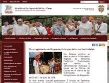 Tablet Screenshot of lajaguadeibirico-cesar.gov.co